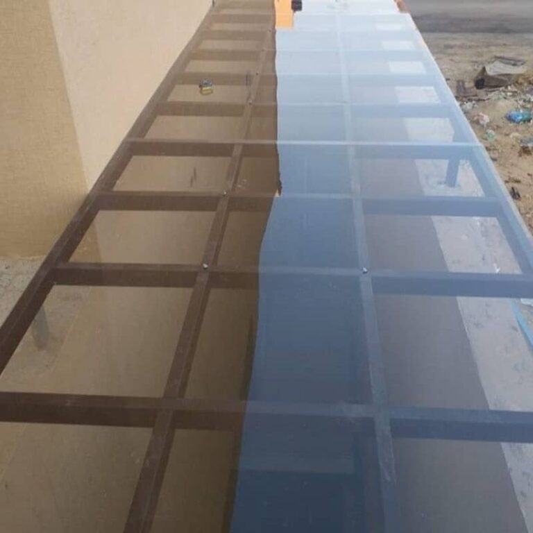 تركيب مظلات ممرات ارتداد
