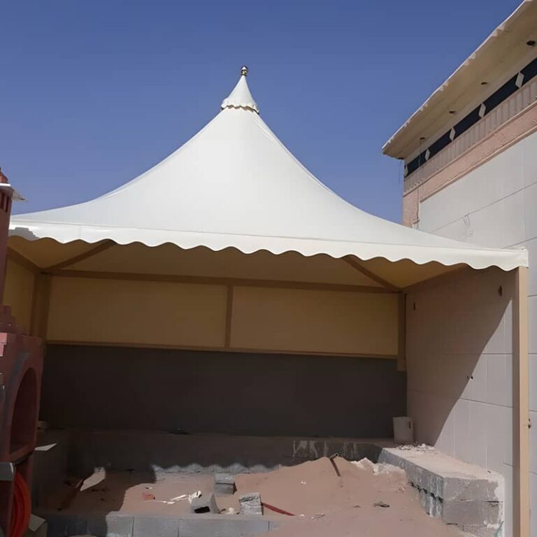 مظلات هرمية جدة تظليل وإعمار جدة